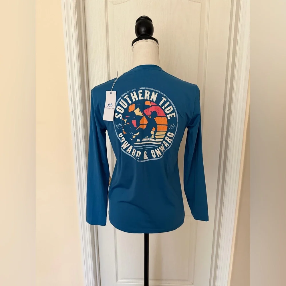 NWT Southern Tide Unisex Youth Long Sleeve, Sz L (12-14)